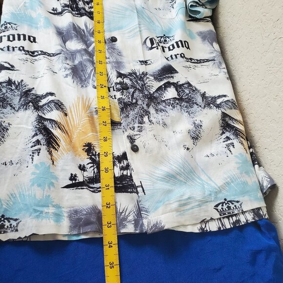 XXL Newport Blue American Tradition Corona Button Down Shirt - Picture 12 of 12